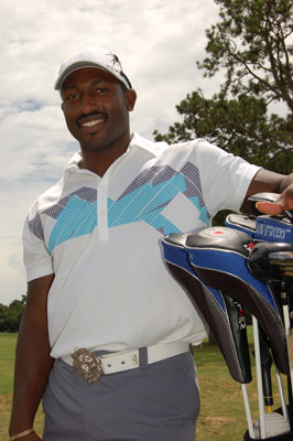 International Long Drive Challenge U.S. Captain Maurice Allen.